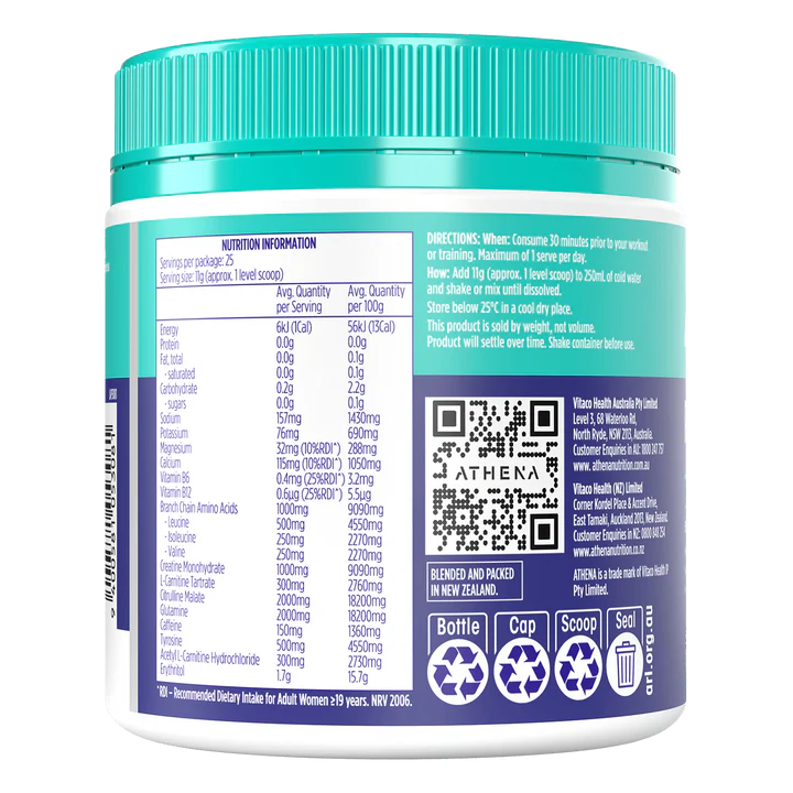 ATHENA Pre Workout + Electrolytes