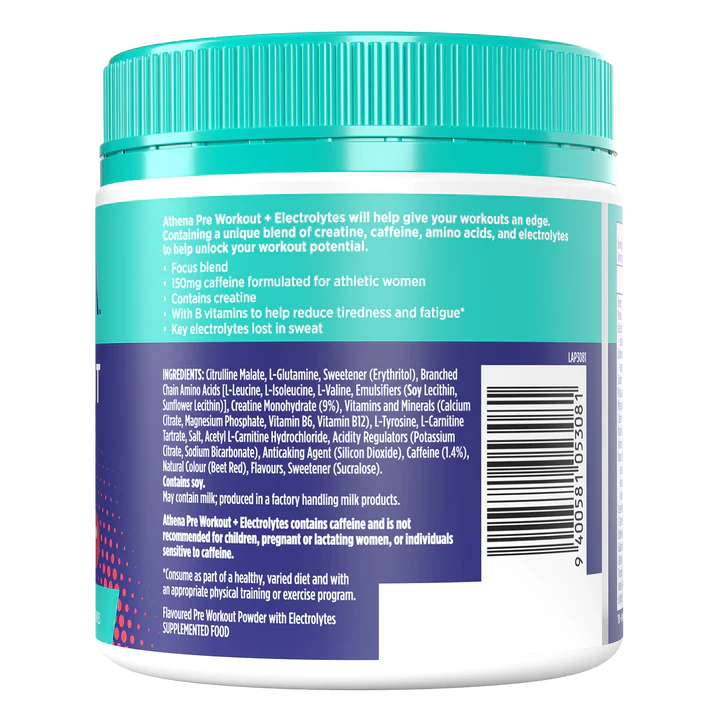 ATHENA Pre Workout + Electrolytes
