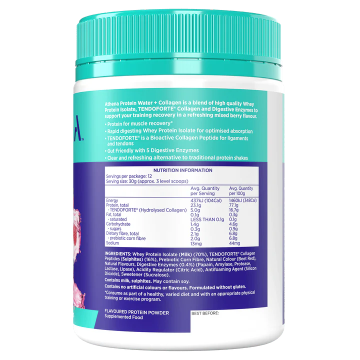 ATHENA Protein Water + Collagen (Mixed Berry)