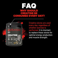 MUSASHI Creatine Monohydrate